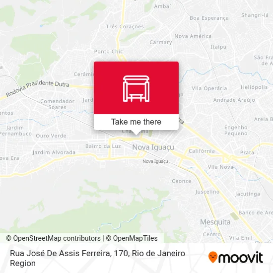 Rua José De Assis Ferreira, 170 map