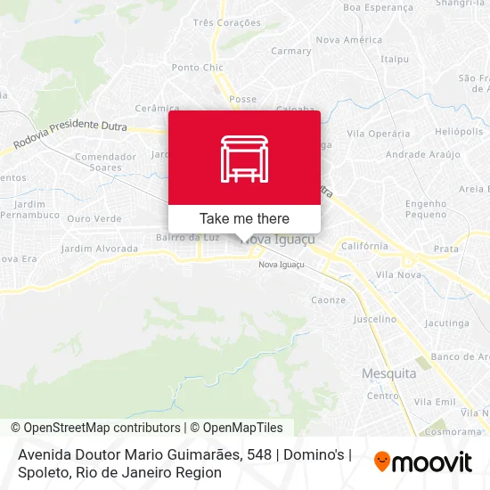 Avenida Doutor Mario Guimarães, 548 | Domino's | Spoleto map