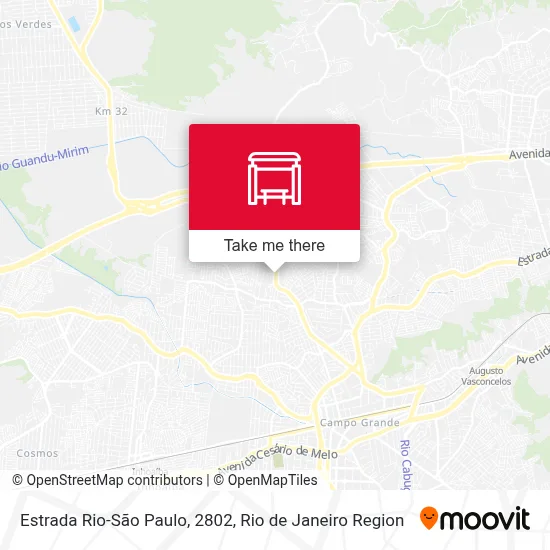 Estrada Rio-São Paulo, 2802 map