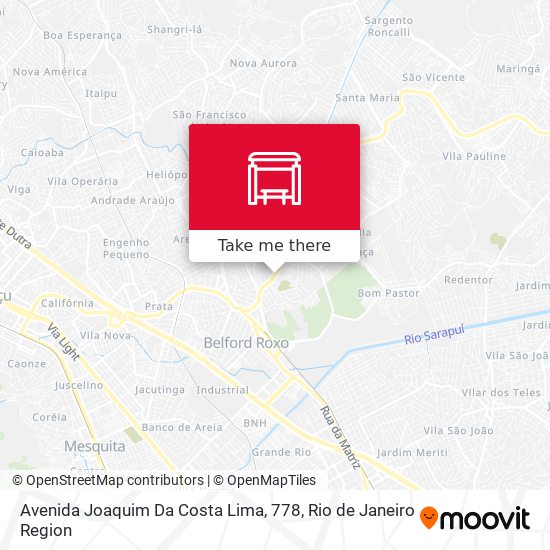 Avenida Joaquim Da Costa Lima, 778 map