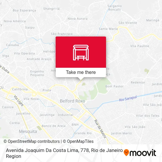 Avenida Joaquim Da Costa Lima, 778 map