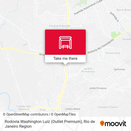 Rodovia Washington Luiz (Outlet Premium) map