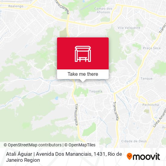 Mapa Atali Águiar | Avenida Dos Mananciais, 1431