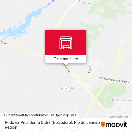 Rodovia Presidente Dutra (Belvedere) map