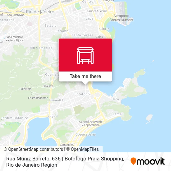 Rua Muniz Barreto, 636 |  Botafogo Praia Shopping map