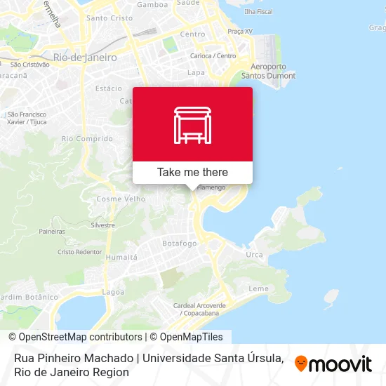Rua Pinheiro Machado | Universidade Santa Úrsula map