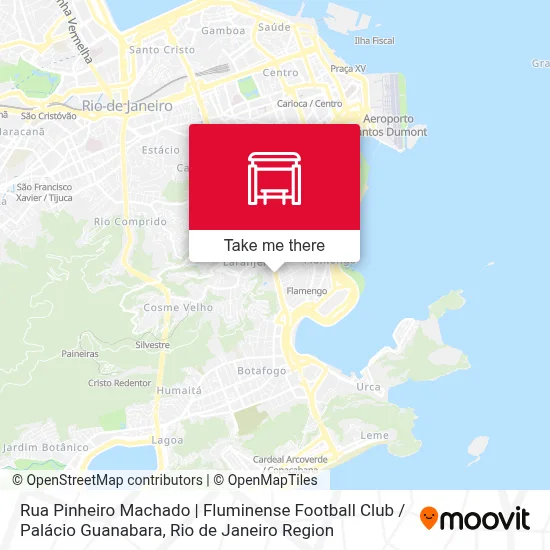 Rua Pinheiro Machado | Fluminense Football Club / Palácio Guanabara map