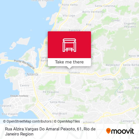 Rua Alzira Vargas Do Amaral Peixoto, 61 map