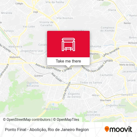 Ponto Final - Abolição map