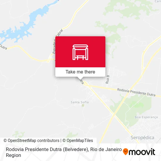 Rodovia Presidente Dutra (Belvedere) map