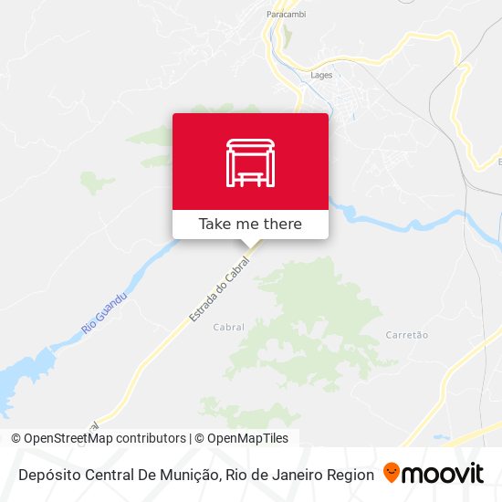 Mapa Depósito Central De Munição