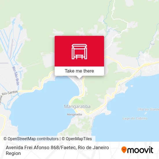 Avenida Frei Afonso 868/Faetec map