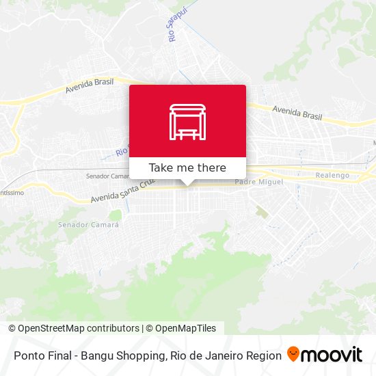 Ponto Final - Bangu Shopping map