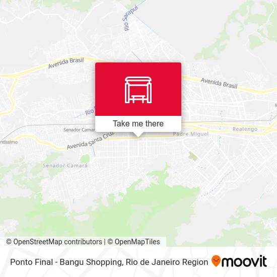 Ponto Final - Bangu Shopping map