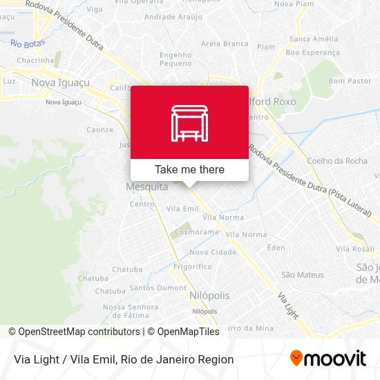 Via Light / Vila Emil map