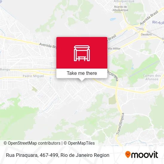 Rua Piraquara, 467-499 map