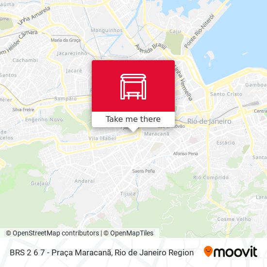 BRS 2 6 7 - Praça Maracanã map