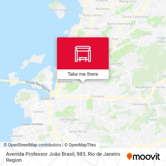 Avenida Professor João Brasil, 983 map