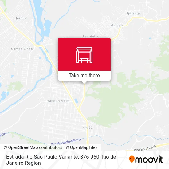 Estrada Rio São Paulo Variante, 876-960 map