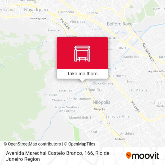 Avenida Marechal Castelo Branco, 166 map