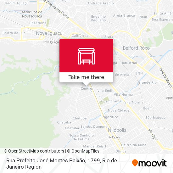 Mapa Rua Prefeito José Montes Paixão, 1799
