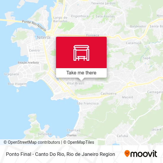 Ponto Final - Canto Do Rio map