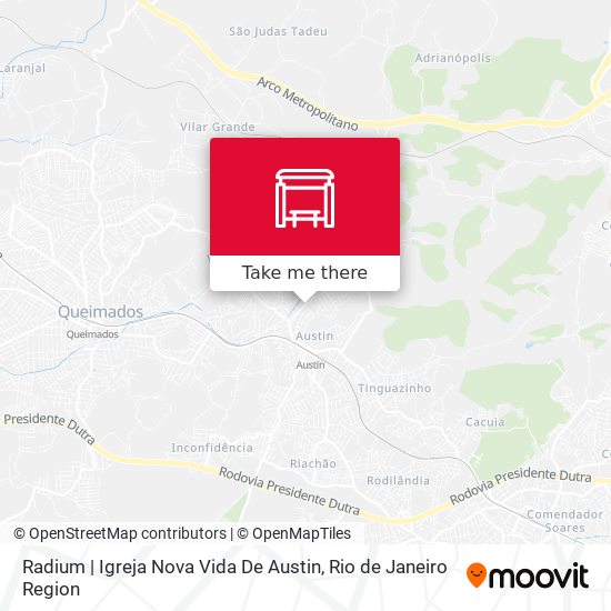 Radium | Igreja Nova Vida De Austin map
