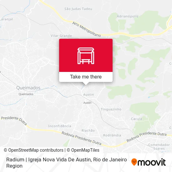 Radium | Igreja Nova Vida De Austin map