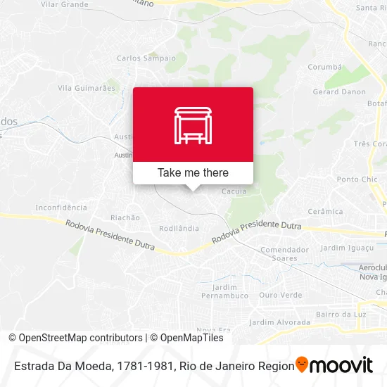 Estrada Da Moeda, 1781-1981 map