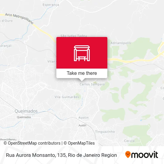 Rua Aurora Monsanto, 135 map