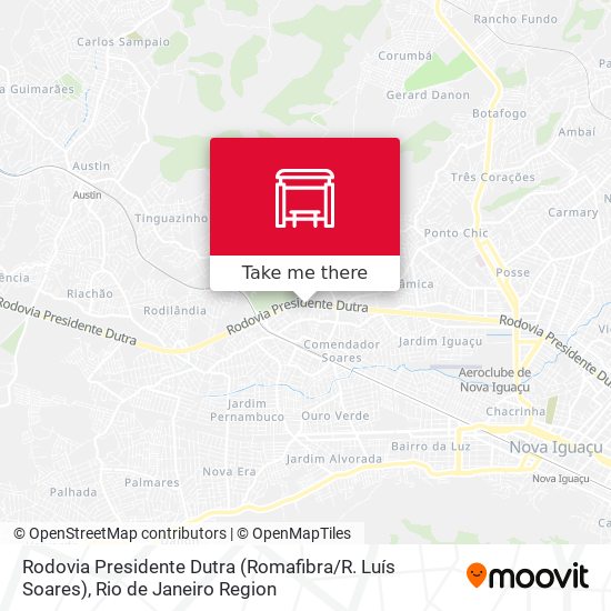 Rodovia Presidente Dutra (Romafibra / R. Luís Soares) map