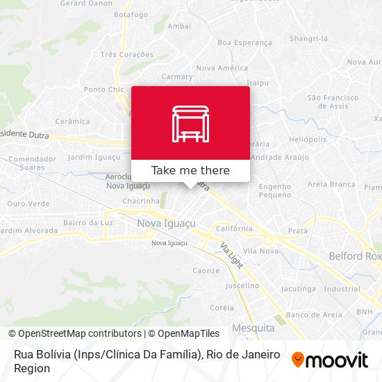 Mapa Rua Bolívia (Inps / Clínica Da Família)