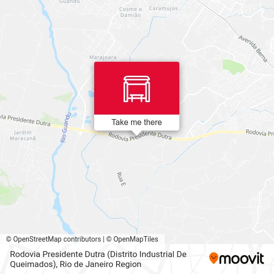 Rodovia Presidente Dutra (Distrito Industrial De Queimados) map
