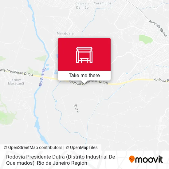 Rodovia Presidente Dutra (Distrito Industrial De Queimados) map