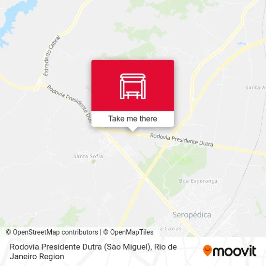 Rodovia Presidente Dutra (São Miguel) map