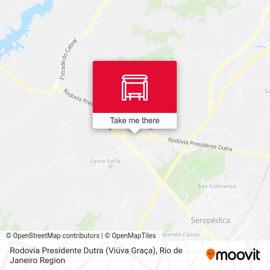 Rodovia Presidente Dutra (Viúva Graça) map