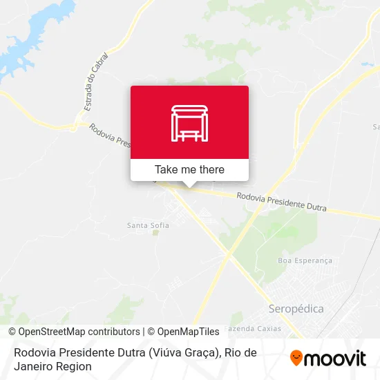 Rodovia Presidente Dutra (Viúva Graça) map