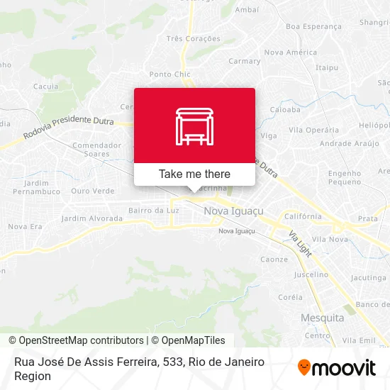 Rua José De Assis Ferreira, 533 map