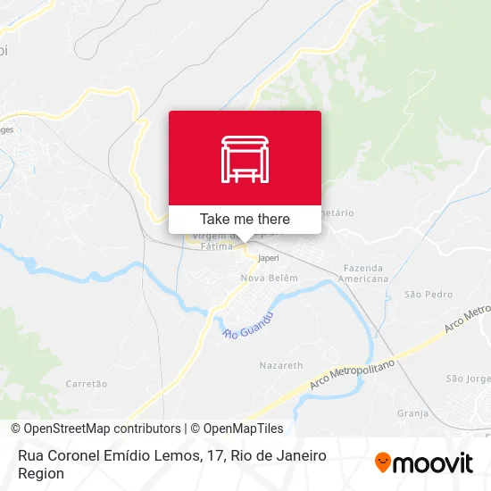 Rua Coronel Emídio Lemos, 17 map