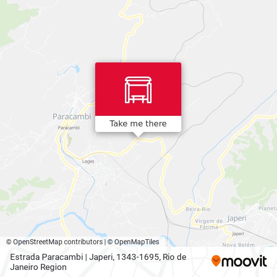 Estrada Paracambi | Japeri, 1343-1695 map