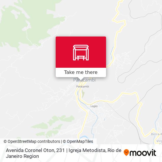 Mapa Avenida Coronel Oton, 231 | Igreja Metodista