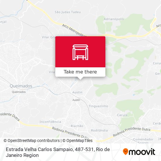 Estrada Velha Carlos Sampaio, 487-531 map
