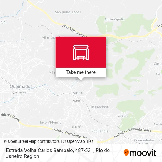 Estrada Velha Carlos Sampaio, 487-531 map