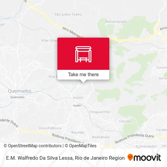 E.M. Walfredo Da Silva Lessa map