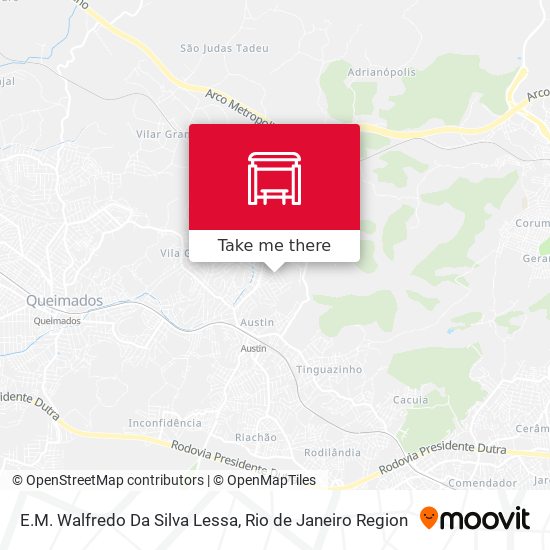 E.M. Walfredo Da Silva Lessa map