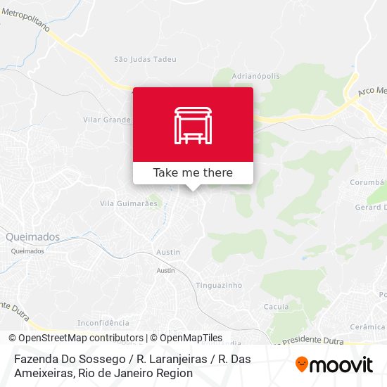 Fazenda Do Sossego / R. Laranjeiras / R. Das Ameixeiras map