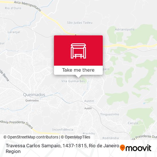 Travessa Carlos Sampaio, 1437-1815 map