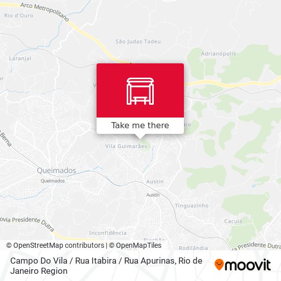 Campo Do Vila / Rua Itabira / Rua Apurinas map