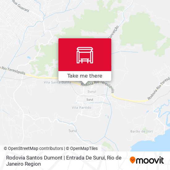 Rodovia Santos Dumont | Entrada De Suruí map