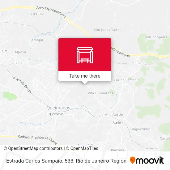 Estrada Carlos Sampaio, 533 map